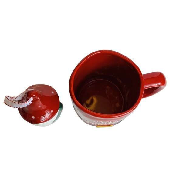 Rae Dunn Merry Christmas Gift Set Mug And Gnome HOHOHO Ornament Kitchen Decor - Picture 7 of 15